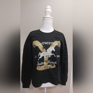 Yellowstone Black Sweater Woman